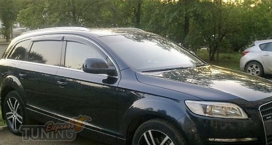 Ветровики Audi Q7 4L (дефлекторы окон Ауди Q7 4L)
