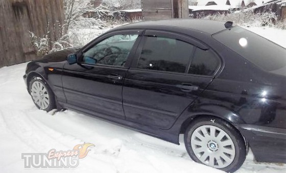Ветровики БМВ 3 Е46 (дефлекторы окон BMW 3 E46)