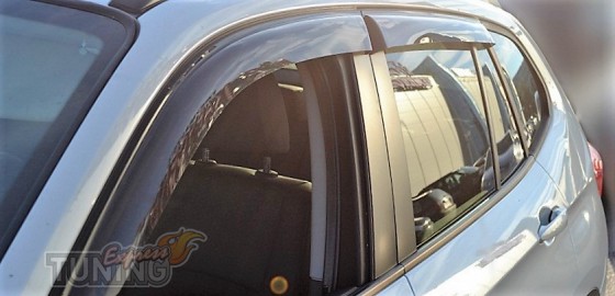 Ветровики БМВ Х1 Е84 (дефлекторы окон BMW X1 E84)