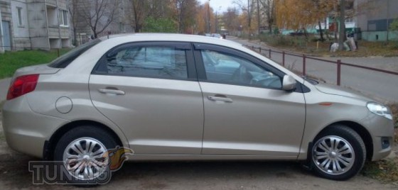 Ветровики Чери А13 (дефлекторы окон Chery A13)