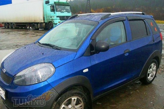 Ветровики Чери Индис (дефлекторы окон Chery S18D)