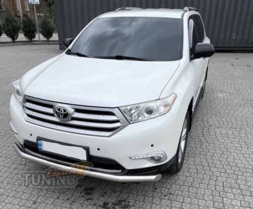 Защита переднего бампера toyota-Highlander-2