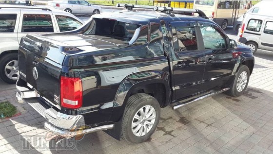 Защитные уголки заднего бампера Volkswagen Amarok