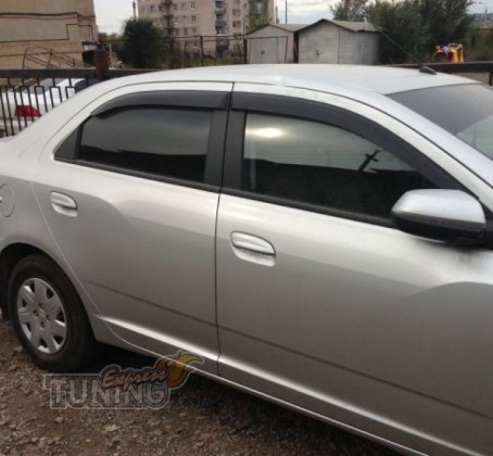 Ветровики Шевроле Кобальт 2 (дефлекторы окон Chevrolet Cobalt 2)