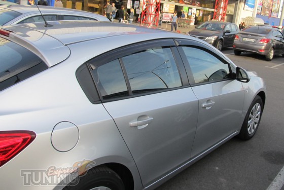 купить Ветровики Шевроле Круз 1 (дефлекторы окон Chevrolet Cruze