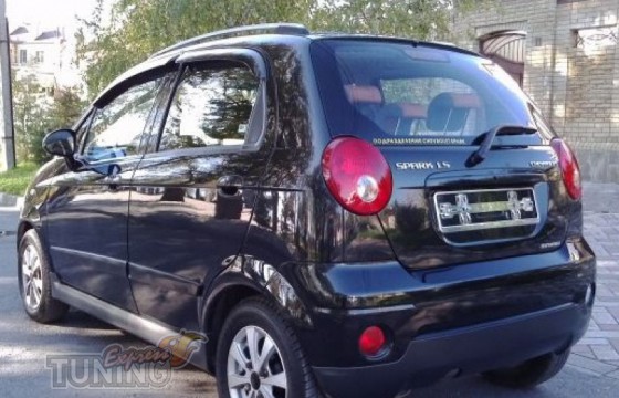 Ветровики Шевроле Спарк 2 (дефлекторы окон Chevrolet Spark 2)