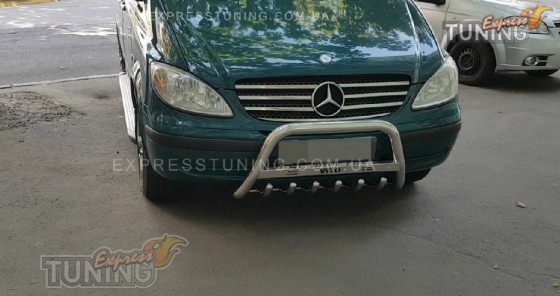 Кенгурятник Мерседес Вито W639 (защита переднего бампера Mercede