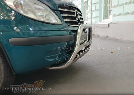 защита переднего бампера Mercedes Vito W639