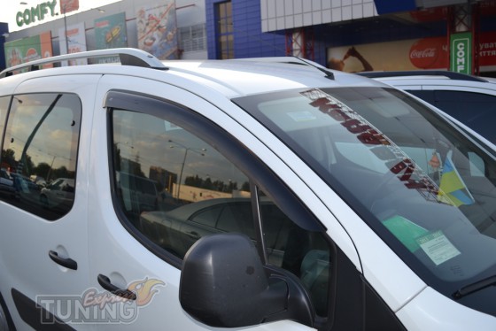 Ветровики Ситроен Берлинго 2 (дефлекторы окон Citroen Berlingo 2