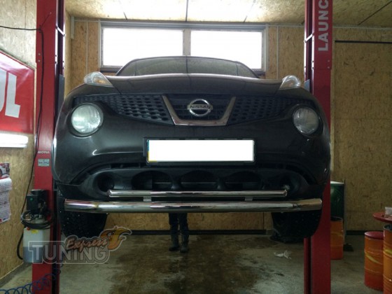 Защитная дуга переднего бампера Nissan JUke оригинал
