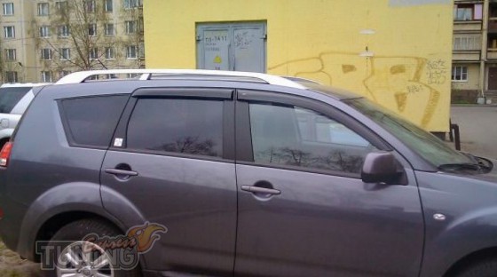 Ветровики Ситроен С-Кроссер (дефлекторы окон Citroen C-Crosser)