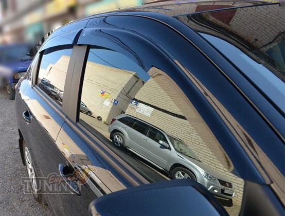 Ветровики Ситроен С-Элизе 2 (дефлекторы окон Citroen C-Elisee 2)