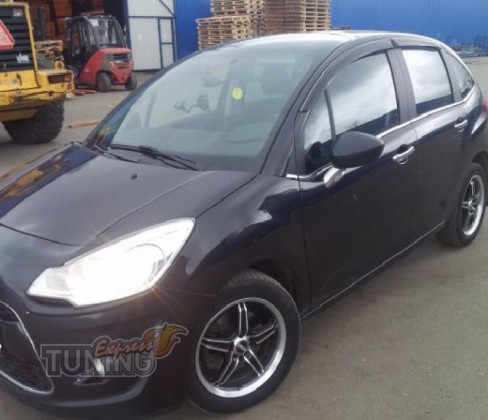 Ветровики Ситроен С3 2 (дефлекторы окон Citroen C3 2)