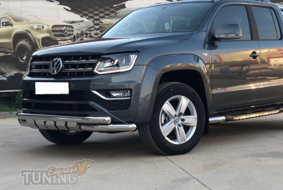 Дуга переднего бампера Volkswagen Amarok стиль Shark