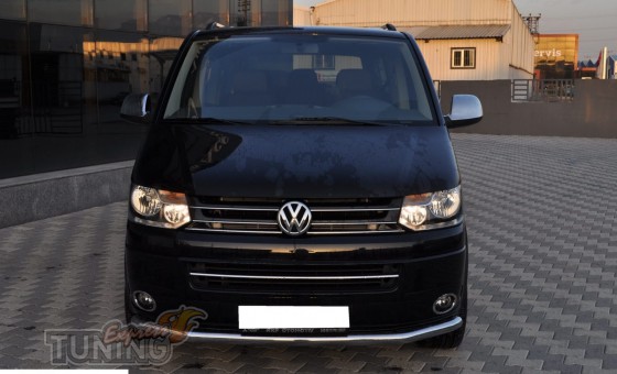 Дуга переднего бампера Volkswagen T5 одинарная 