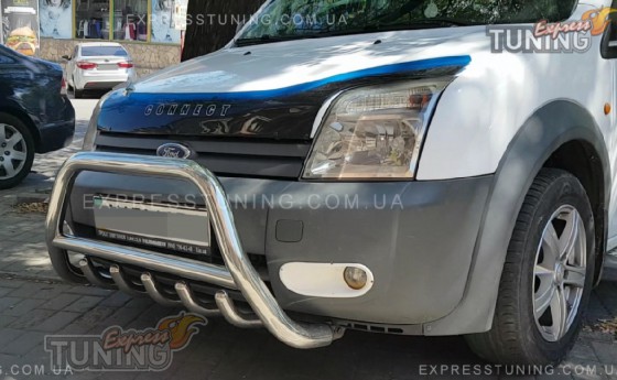 защита переднего бампера Ford Connect 1