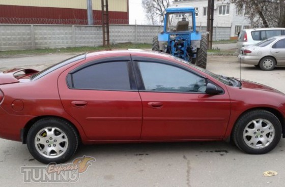 Ветровики Додж Неон 2 (дефлекторы окон Dodge Neon 2)