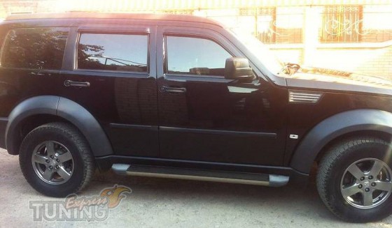 Ветровики Додж Нитро (дефлекторы окон Dodge Nitro)
