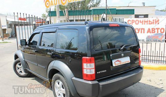 Ветровики Додж Нитро (дефлекторы окон Dodge Nitro)