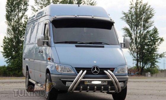 Кенгурятник Mercedes Sprinter W901 с усами
