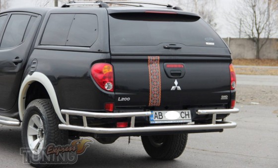 Силовой ролл бар Митсубиси Л200 4 задние дуги
