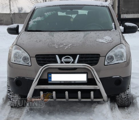 Оригинальные кенгурятник Nissan Qashqai