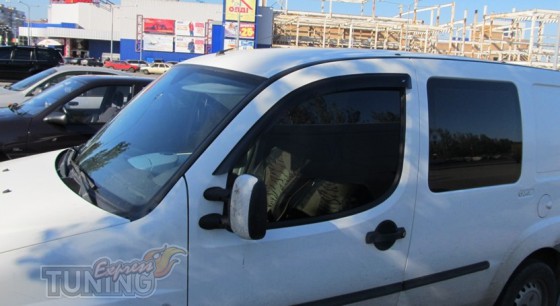 Ветровики Fiat Doblo 1 (дефлекторы окон )
