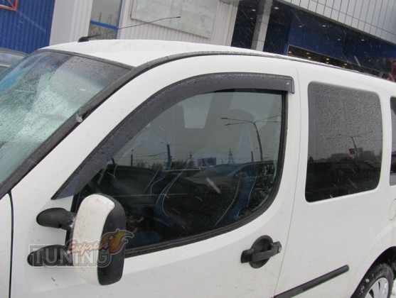 Ветровики для Fiat Doblo 1 (дефлекторы окон )