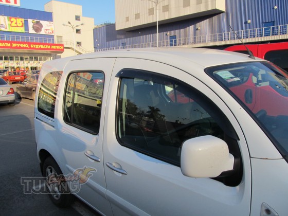 Ветровики Фиат Добло 2 (дефлекторы окон Fiat Doblo 2)