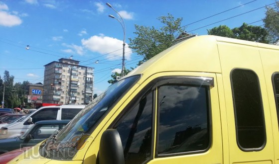 Ветровики Фиат Дукато 3 (дефлекторы окон Fiat Ducato 3)