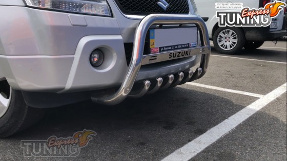 защита переднего бампера Suzuki Grand Vitara 2