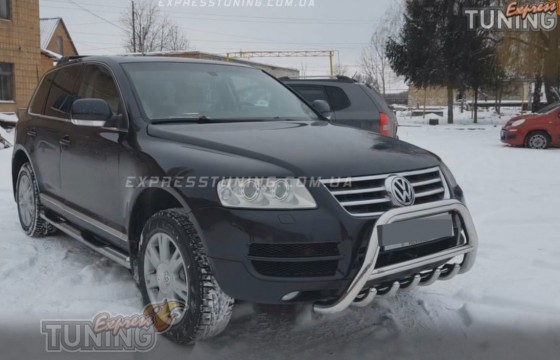 Кенгурятник Volkswagen Touareg 1 низкий (защита переднего бампер