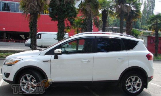 Ветровики Форд Куга 1 (дефлекторы окон Ford Kuga 1)