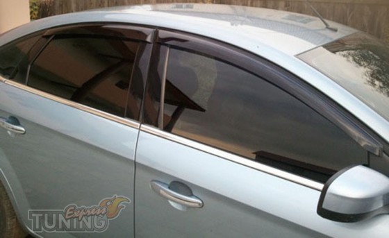 Ветровики Форд Мондео 4 (дефлекторы окон Ford Mondeo 4)