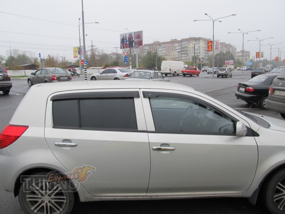 купить Ветровики Джили МК (дефлекторы окон Geely MK)