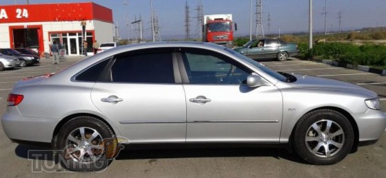 Ветровики Хендай Грандер 4 (дефлекторы окон Hyundai Hyundai Gran