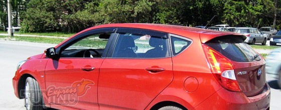 Ветровики Хендай i30 1 (дефлекторы окон Hyundai i30 FD)