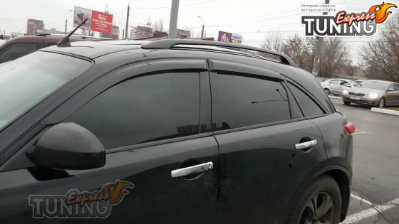 Ветровики окон Infiniti Fx35 после 2003 года