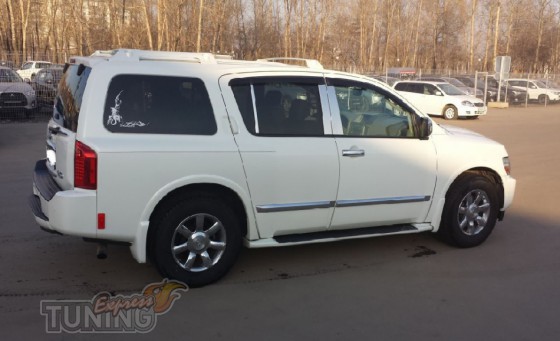 Ветровики Infiniti QХ56 (дефлекторы окон )