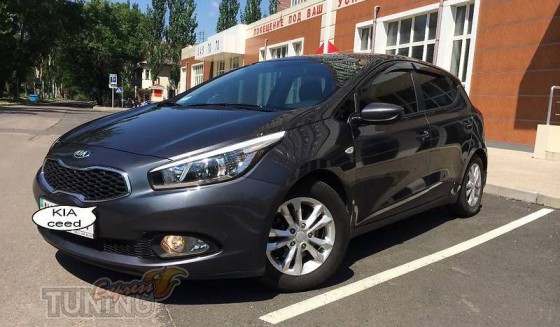 Ветровики Киа Сид 2 (дефлекторы окон Kia Ceed 2 hb)