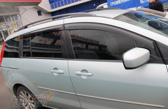 Ветровики Мазда 5 CR (дефлекторы окон Mazda 5 CR)