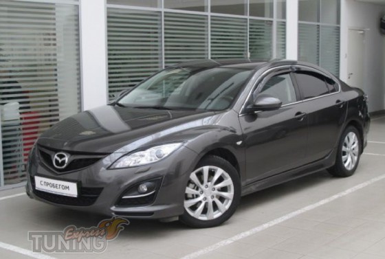 Ветровики Мазда 6 GH (дефлекторы окон Mazda 6 GH)