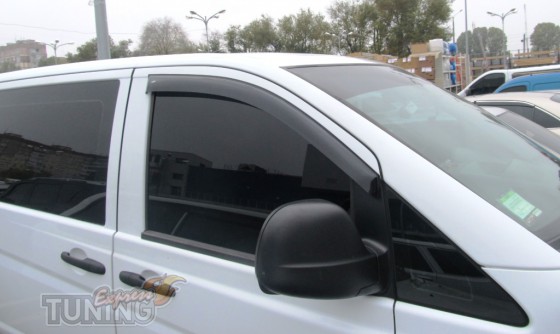 Ветровики Мерседес Вито W639 (дефлекторы окон Mercedes Vito W639