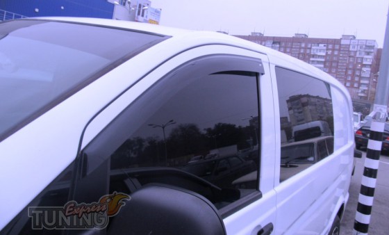 Ветровики Mercedes Vito W639 (дефлекторы окон)