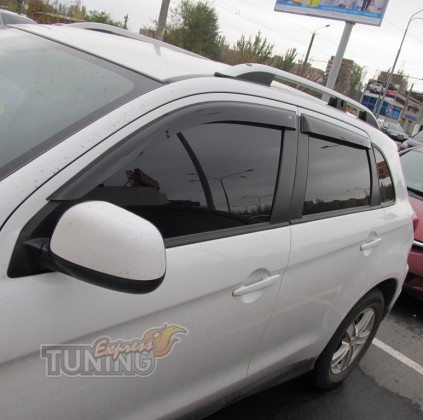 Ветровики Mitsubishi ASX (дефлекторы окон )