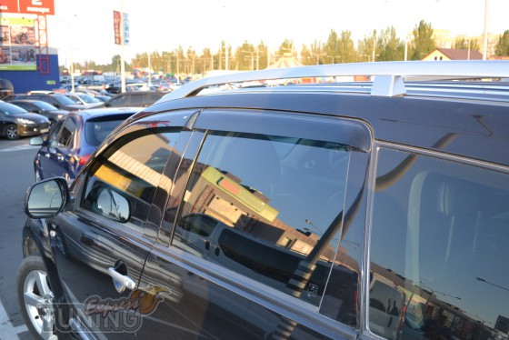 заказать Ветровики Mitsubishi Outlander Xl (дефлекторы окон Митс