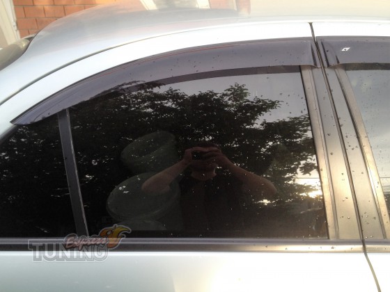 Ветровики для Nissan Almera 2 N16(дефлекторы окон )
