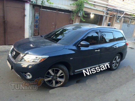 Дефлекторы окон NIssan Pathfinder R52 оригинал фото