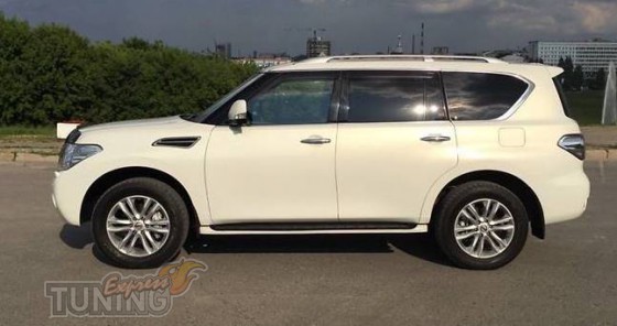 Ветровики Ниссан Патрол 6 (дефлекторы окон Nissan Patrol Y62)