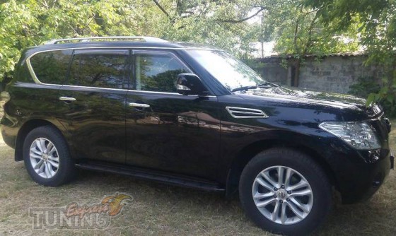 Ветровики Nissan Patrol Y62 (дефлекторы окон )